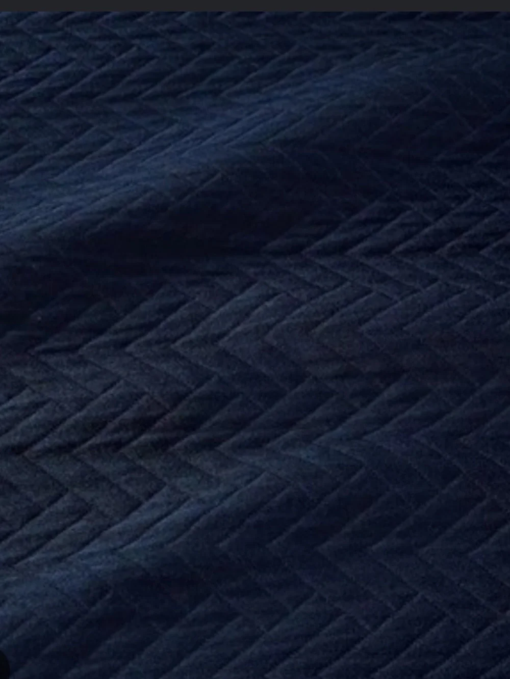 New Lauren Ralph Lauren Kaia Matelasse Deep Navy‎ Coverlet ChevronLightweight